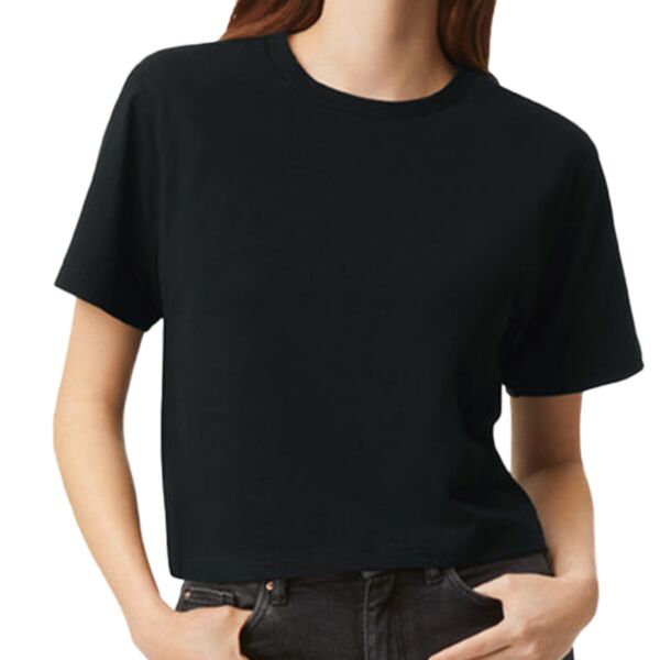 American Apparel Fine Jersey Women's Boxy Short Sleeve T-Shirt 102 Fine Jersey Women's Boxy Short Sleeve T-Shirt Thumbnail