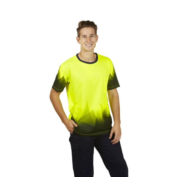 Triangular Sublimation Hi Vis T-Shirt  Thumbnail