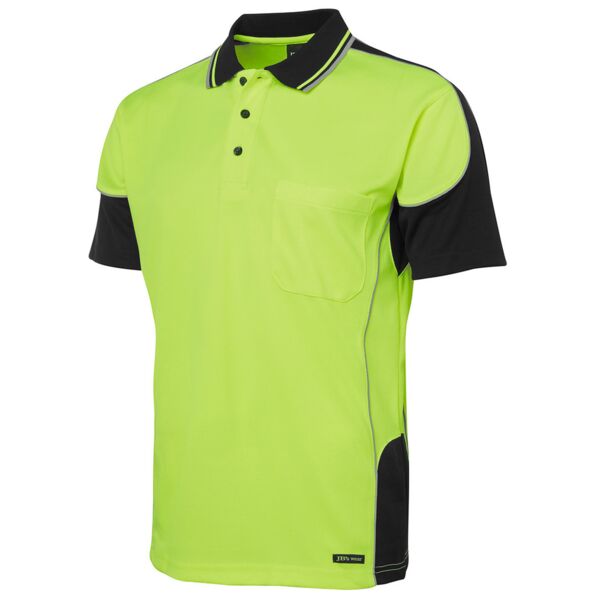 JB's Hi Vis 4602.1 Contrast Piping Polo Thumbnail