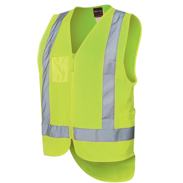 Hi Vis Zip Drop Tail (D+N) Vest Thumbnail