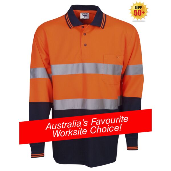 Day / Night Hi Vis Cooldry Polo - Long Sleeve Thumbnail