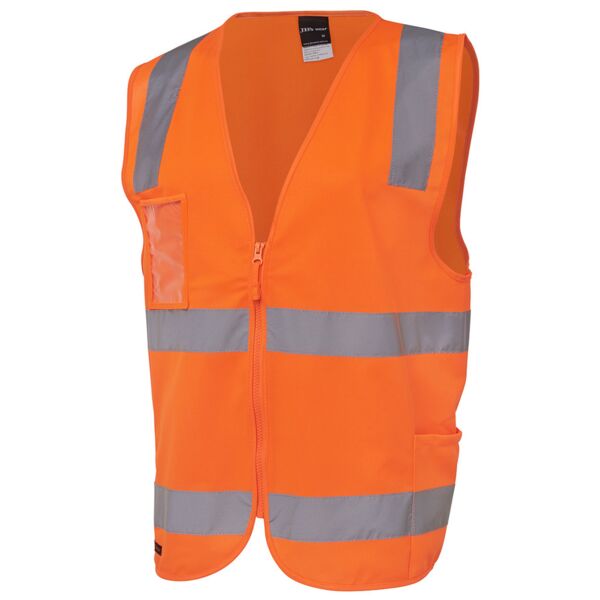 JB's Hi Vis (D+N) Zip Safety Vest Thumbnail