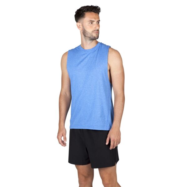 RAMO Mens Heather SLEEVELESS Tee T403MS Mens Heather SLEEVELESS Tee Thumbnail