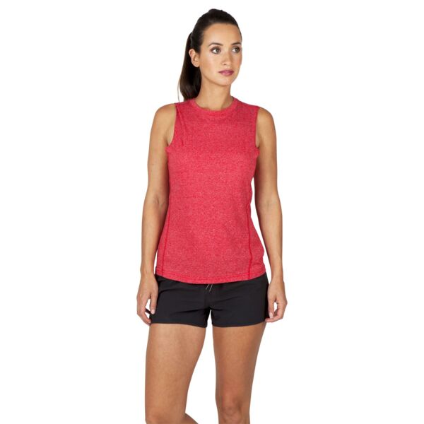 RAMO Ladies Heather SLEEVELESS Tee T403LD Ladies Heather SLEEVELESS Tee Thumbnail