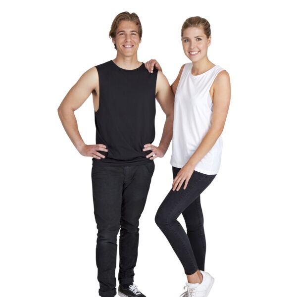 RAMO 100% combed cotton sleeveless tee T405MS & T405LD 100% combed cotton sleeveless tee Thumbnail