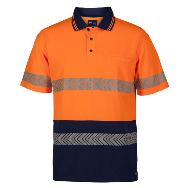 HI VIS S/S SEGMENTED TAPE POLO Thumbnail