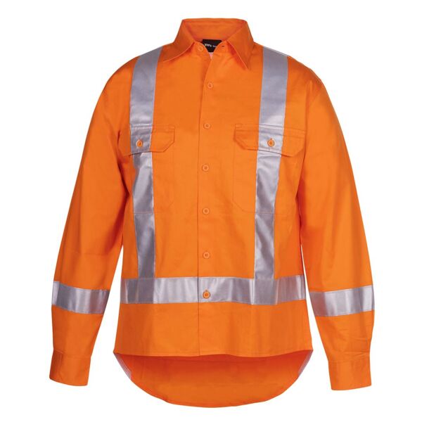 HI VIS (D+N) L/S 150G TTMC-W TAPE SHIRT Thumbnail