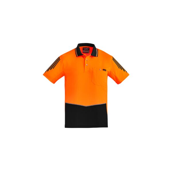 MENS HI VIS FLUX S/S POLO Thumbnail