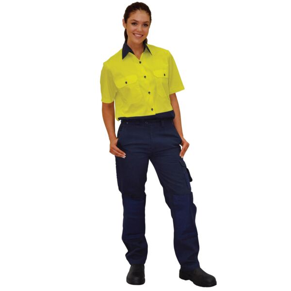 Shiny LADIES' DURABLE WORK PANTS WP10 LADIES' DURABLE WORK PANTS Thumbnail