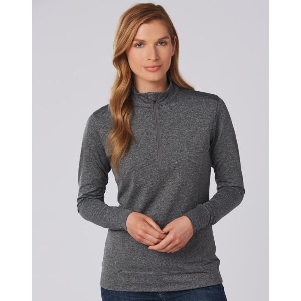 Shiny Ultimate Half Zip Long Sleeve Sweat Top- Ladies FL26 Ultimate Half Zip Long Sleeve Sweat Top- Ladies Thumbnail