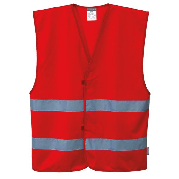 Red Day/Night Safety Vest - ALWAYS IN STOCK! Thumbnail