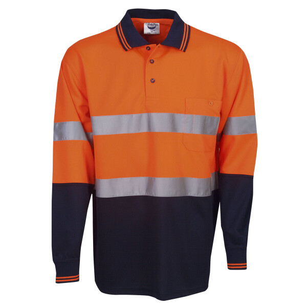 P91 L/S Day/Night Cooldry Polo