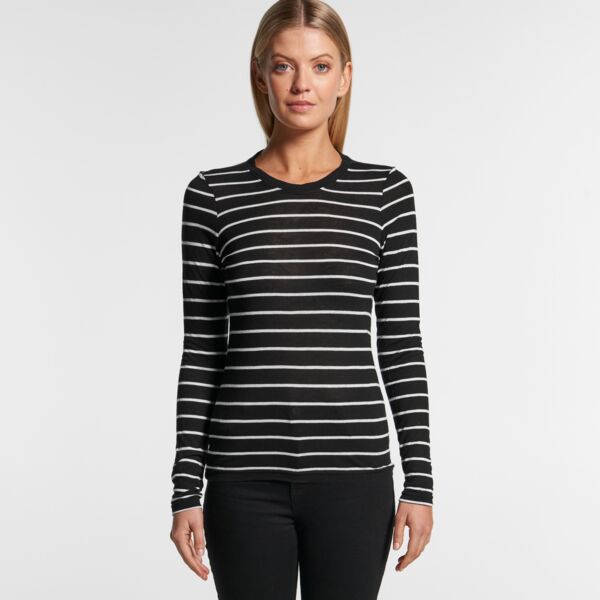 AS Colour FINE STRIPE LS TEE 4027 FINE STRIPE LS TEE Thumbnail