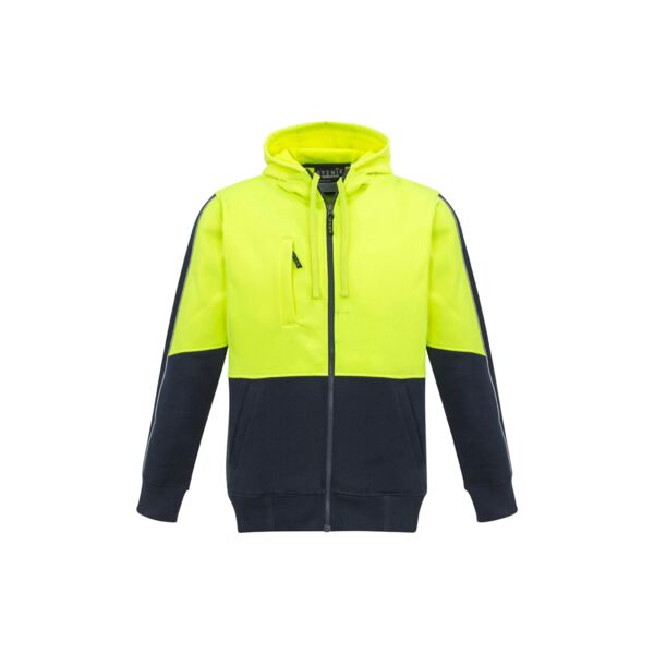 Syzmik Unisex Hi Vis Full Zip Hoodie ZT485 Unisex Hi Vis Full Zip Hoodie Thumbnail