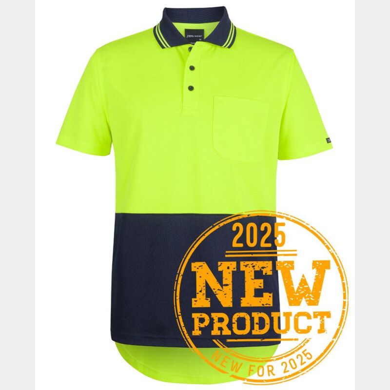 JB's Hi Vis S/S Drop Tail Polo Thumbnail