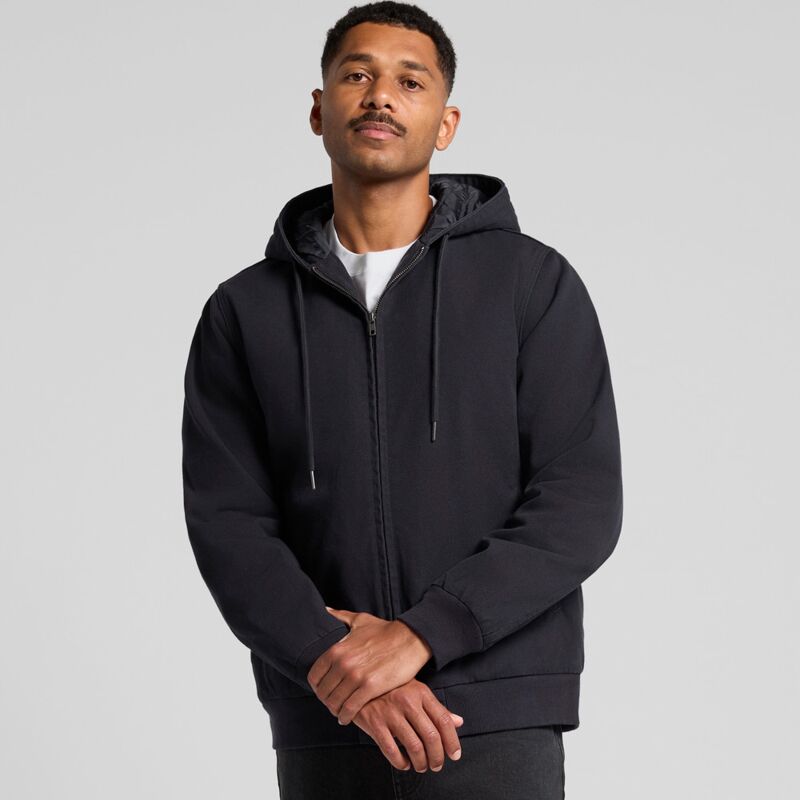 Canvas Bomber Hood Jacket Thumbnail