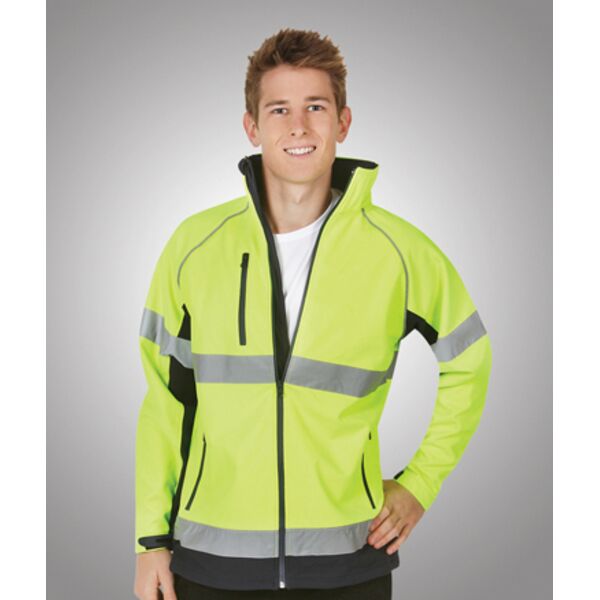 Hi-Viz Soft Shell Jacket Day/Night Use Thumbnail