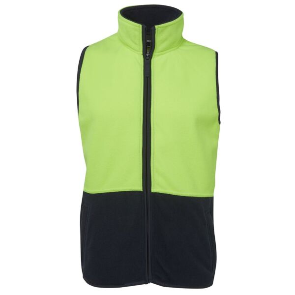 JB's wear JB's Hi Vis Polar Vest 6HVPV JB's Hi Vis Polar Vest Thumbnail