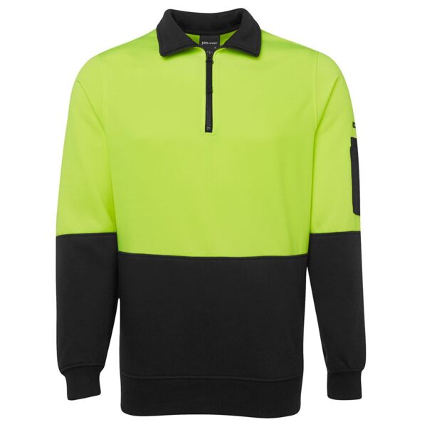 JB's wear JB's Hi Vis 1/2 Zip Fleecy 6HVFH JB's Hi Vis 1/2 Zip Fleecy Thumbnail