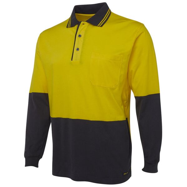 JB's wear JB's Hi Vis L/S Cotton Polo 6CPHL JB's Hi Vis L/S Cotton Polo Thumbnail