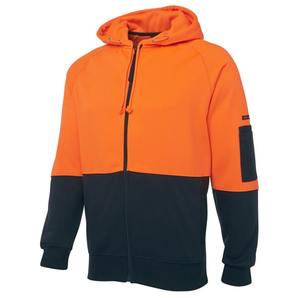 JB's wear JB's Hi Vis Fleecy Hoodie 6HVH JB's Hi Vis Fleecy Hoodie Thumbnail