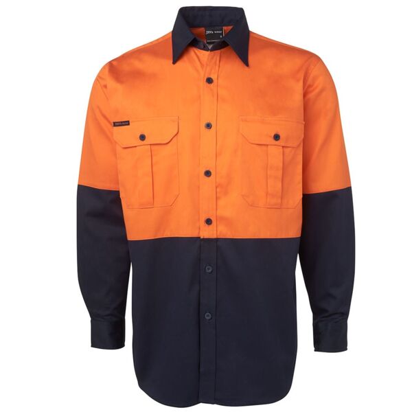 JB's wear JB's Hi Vis L/S 190G Shirt 6HWL JB's Hi Vis L/S 190G Shirt Thumbnail