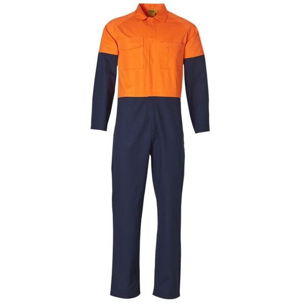 Shiny MEN'S TWO TONE COVERALL Stout Size SW205 MEN'S TWO TONE COVERALL Stout Size Thumbnail