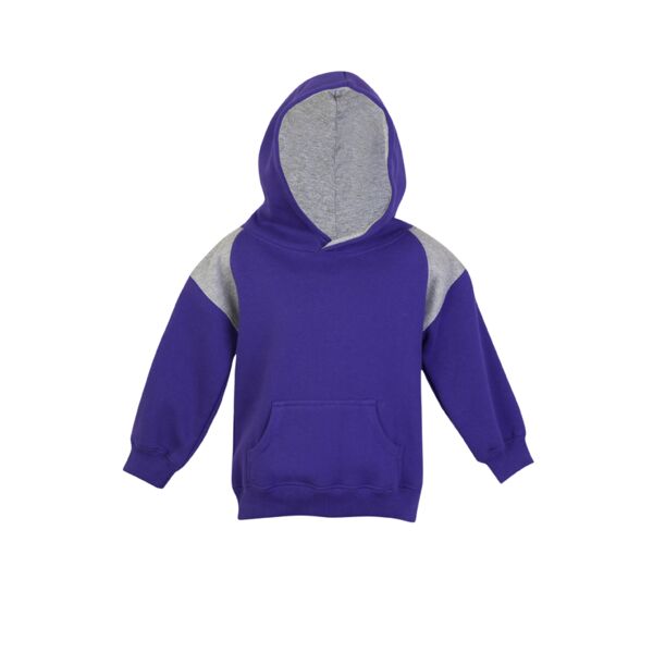 Kids Shoulder Contrast Panel Hoodies Thumbnail