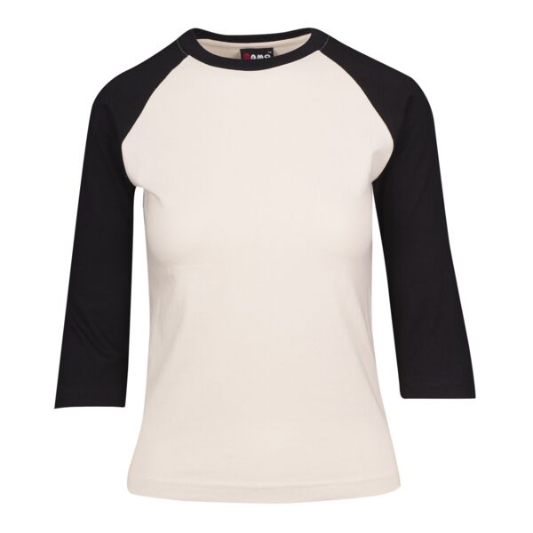 Ladies 3/4 Sleeve Raglan Tees Thumbnail