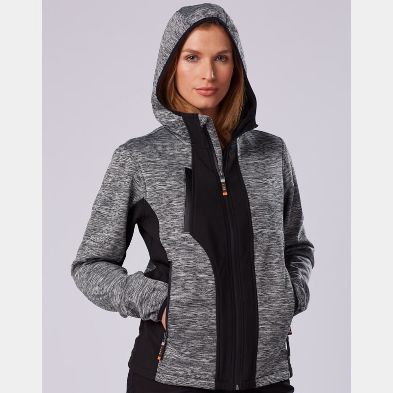 LAMINATED FUNCTIONAL KNIT HOODIE-Unisex Thumbnail