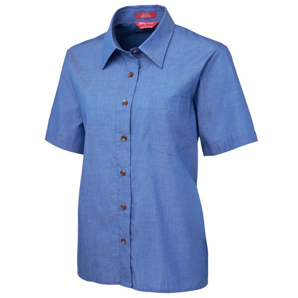 JB's Ladies S/S Indigo Shirt  Thumbnail