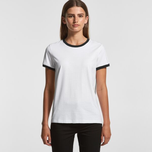 AS Colour Women's Ringer Tee 4053 Women's Ringer Tee Thumbnail