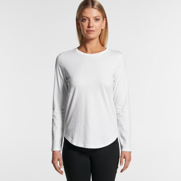 AS Colour Women's Curve L/S Tee 4055 Women's Curve L/S Tee Thumbnail