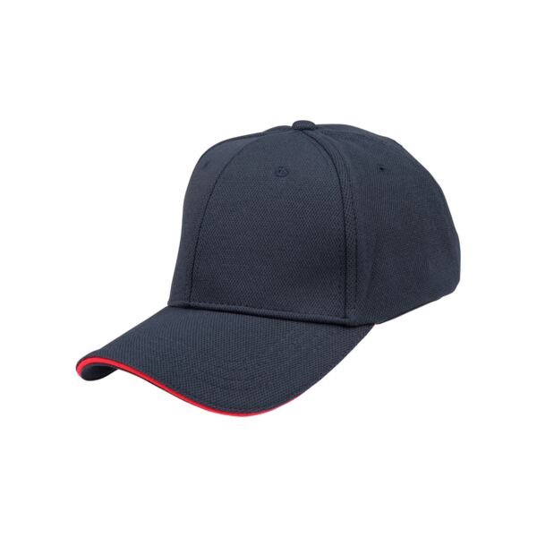 Shiny Pique Mesh With Contrast Sandwich CH72 Pique Mesh With Contrast Sandwich Thumbnail