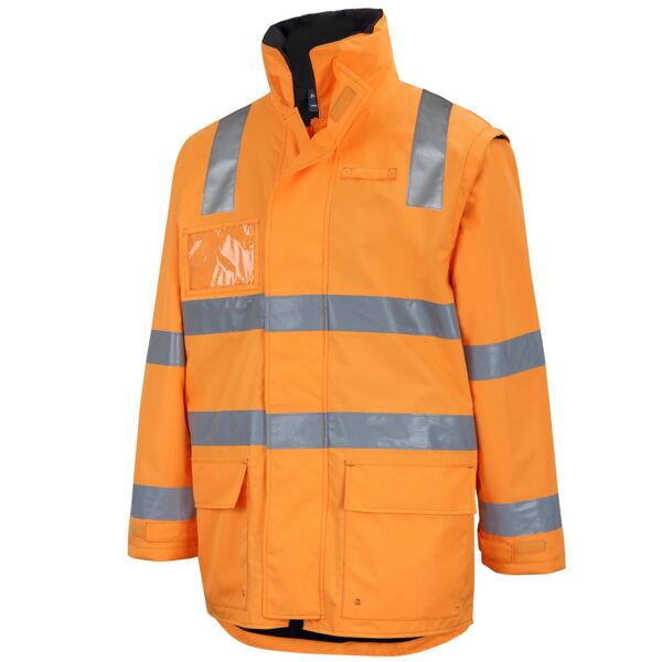 AUST. RAIL ZIP OFF SLEEVE LONGLINE JACKET 6DARL AUST. RAIL ZIP OFF SLEEVE LONGLINE JACKET Thumbnail