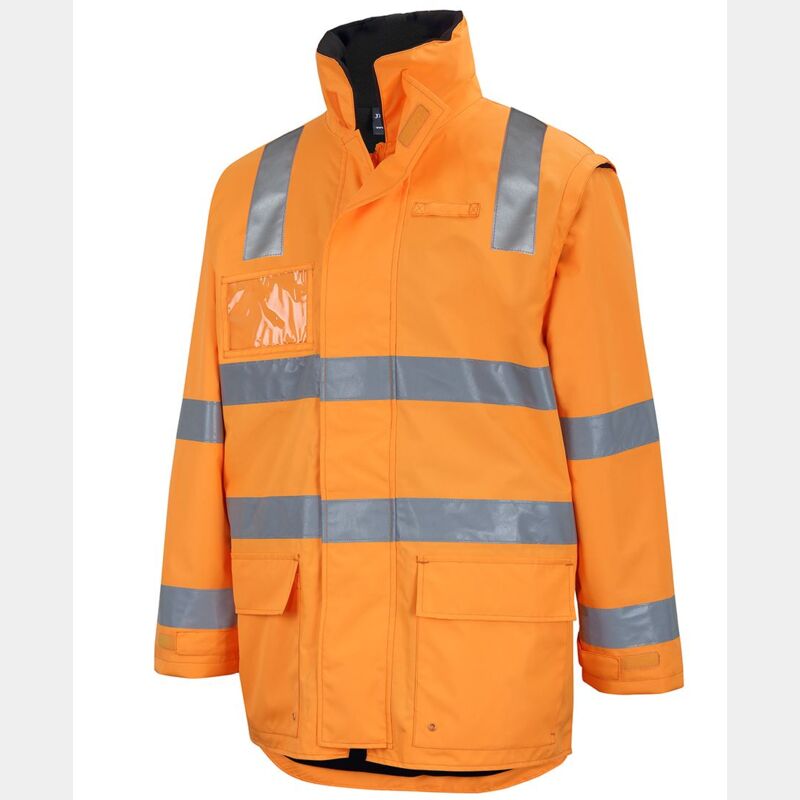 AUST. RAIL ZIP OFF SLEEVE LONGLINE JACKET Thumbnail