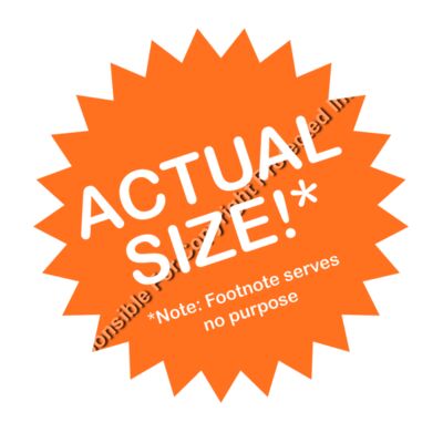 ACTUAL SIZE Thumbnail